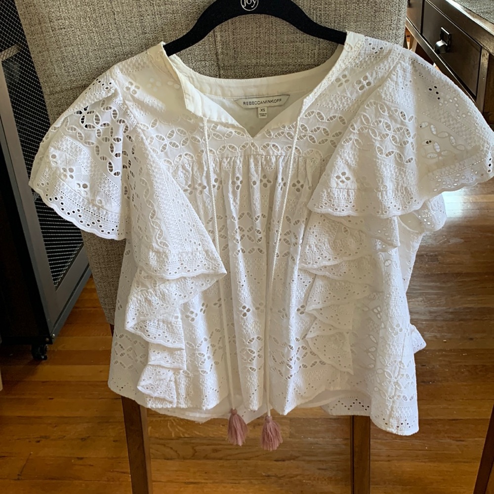 Rebecca Minkoff eyelet top